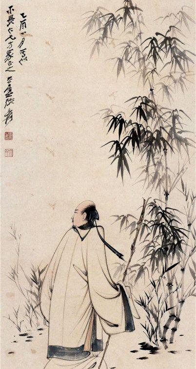 20世纪国画大师张大千人物画作品欣赏