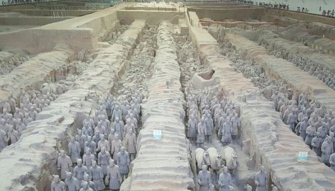 雄伟、壮观、气势磅礡的秦始皇兵马俑博物馆