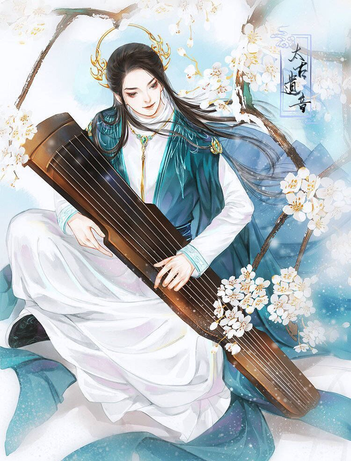 古代十大名琴拟人插画,你最钟情哪一把琴