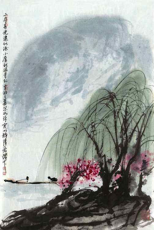 著名写意画家崔如琢，国画作品欣赏!