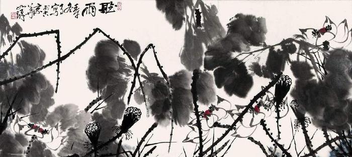 著名写意画家崔如琢，国画作品欣赏!