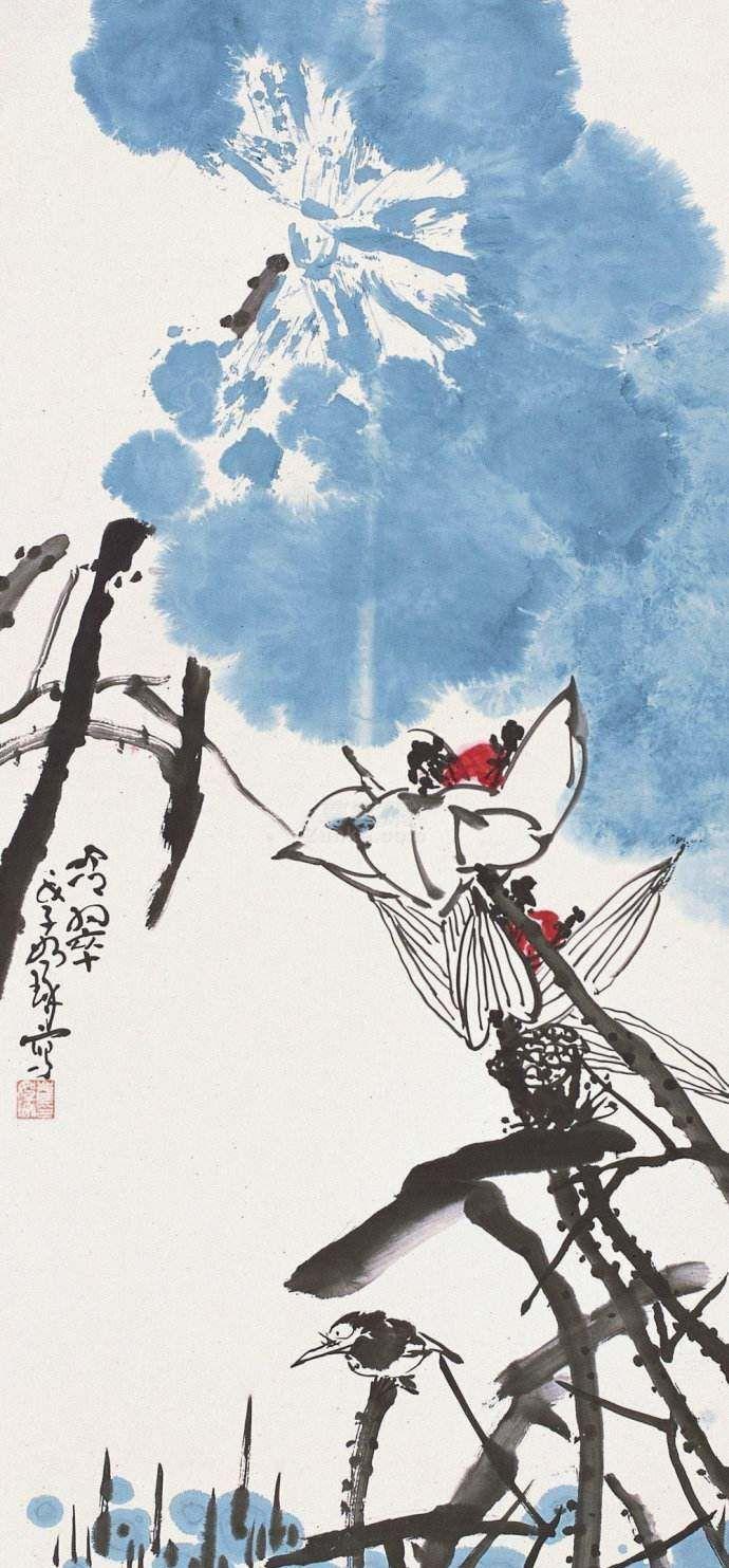 著名写意画家崔如琢，国画作品欣赏!