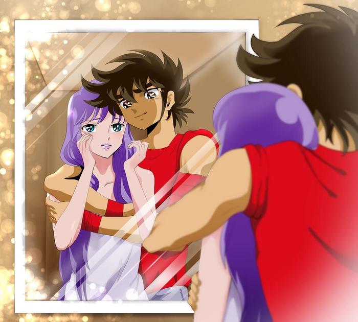 圣斗士星矢与女神纱织小姐的幸福婚姻生活