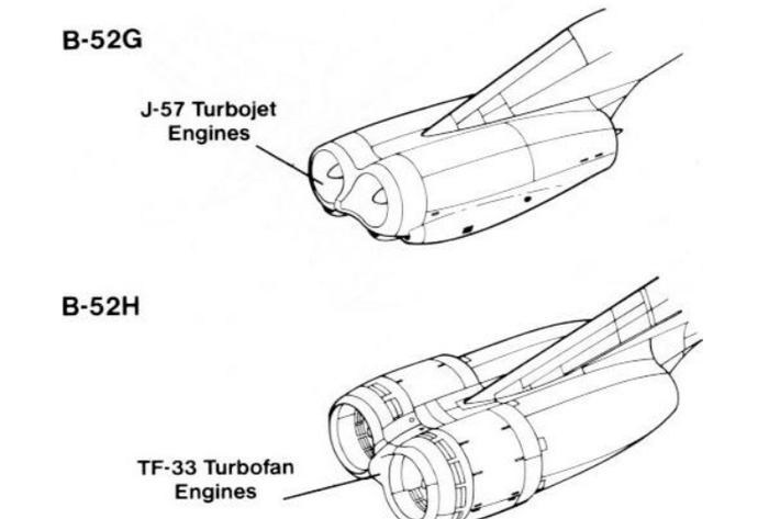 B 52 Engine Intake B-52为什么不换用更先进的引擎?你怎么看?