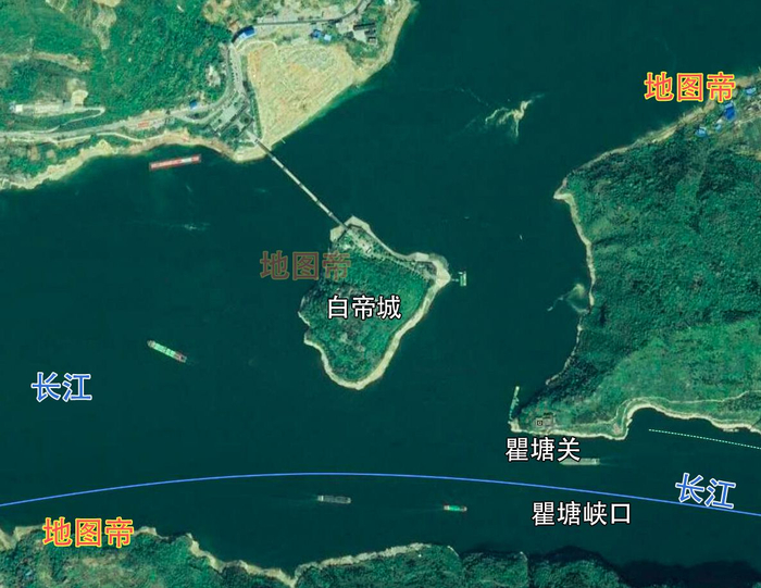 刘备托孤的白帝城，现在成了江中小岛_新浪新闻