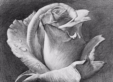 最难画的素描质感，看看如何表现
