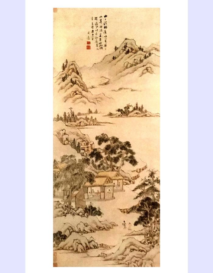 奇书古画不论价，红树青山合有诗：清代画家国画山水艺术作品