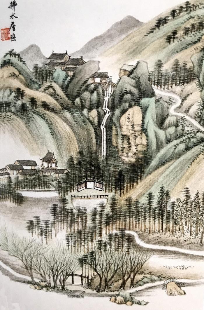 奇书古画不论价，红树青山合有诗：清代画家国画山水艺术作品