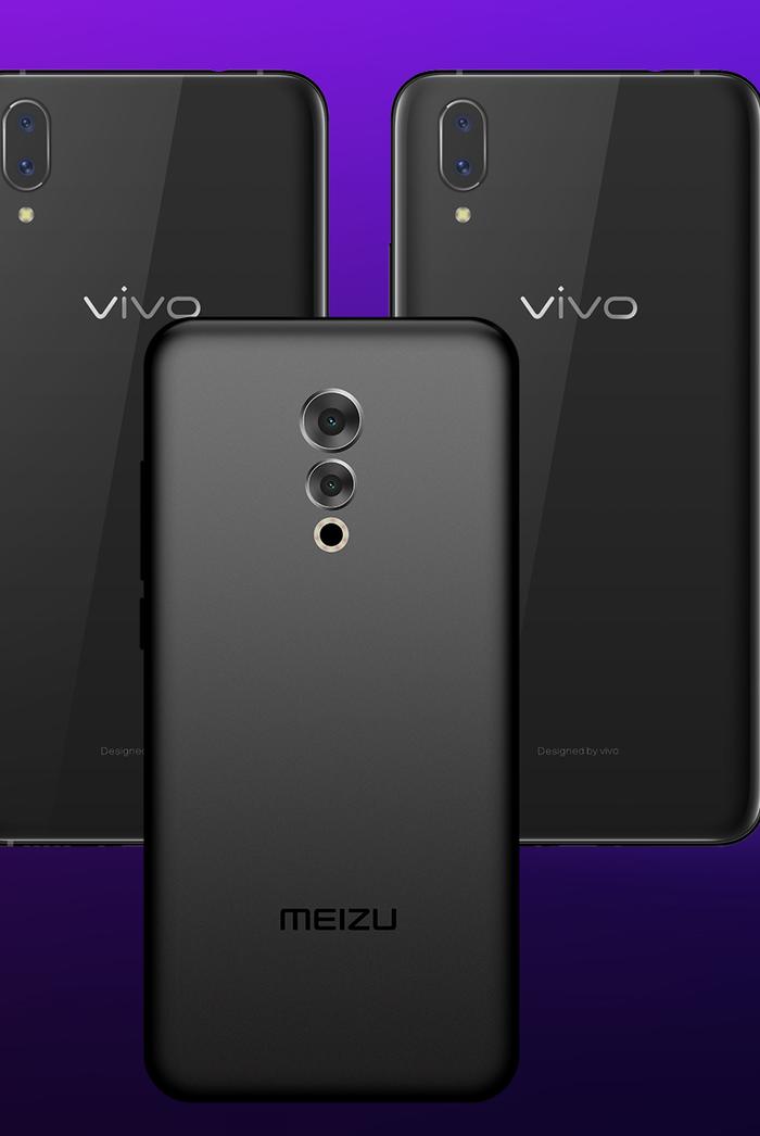 双刘海,概念版魅族16s,对比vivo x21