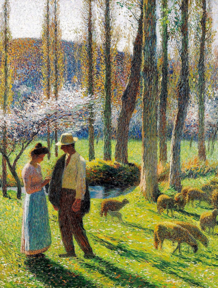 也许是最好看的点彩：法国著名画家纪尧姆·马丁（1860-1943）