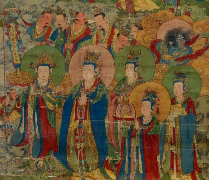 大地之母后土皇地祇,掌管土地山川、阴阳生死、万物生长