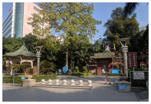 东莞虎门执信公园,充满历史气息,集纪念学习养老休闲四位一体