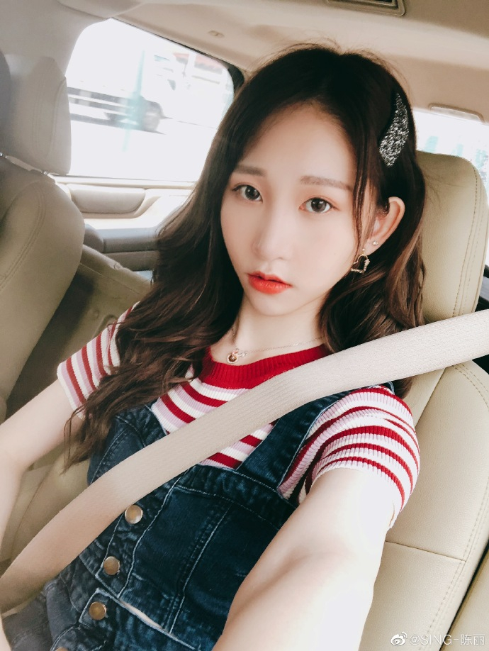 偶像女团SING陈丽自拍写真可爱美照欣赏