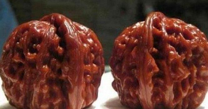 文玩核桃“鬼脸”没想到一对也就几十元，你见过吗？