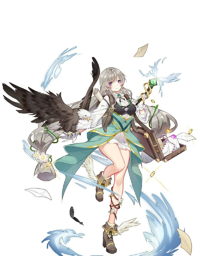 清新又不失帅气的卡通少女绘画，表情和动作细节画得很出色