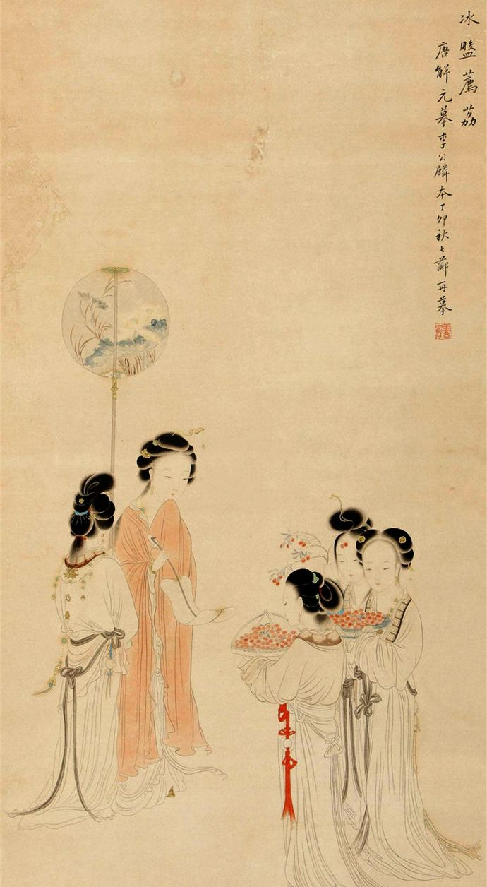 清代著名女画家改琦人物画作品欣赏|改琦|人物画|造型