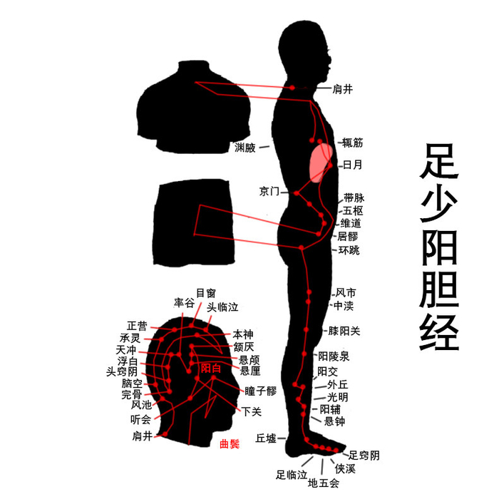 早敲胆经，晚揉肝经：4个对应动作，中医手把手教你做