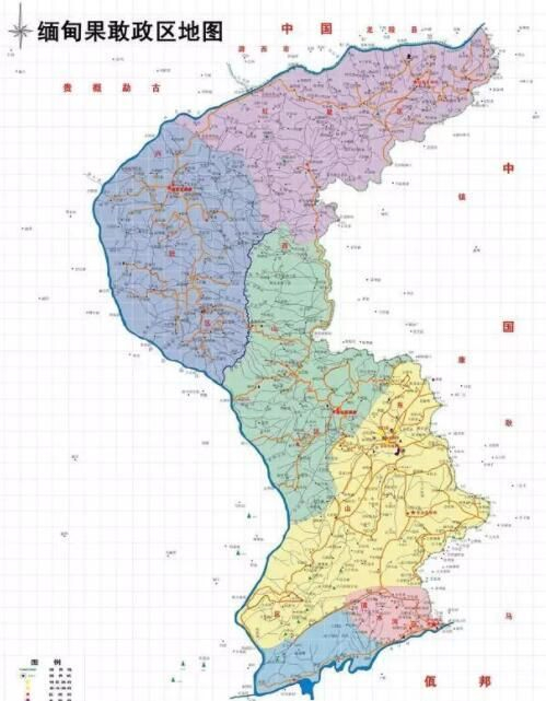缅甸果敢的过去和现在:图2是果敢老街,图7是果敢美女像中国人