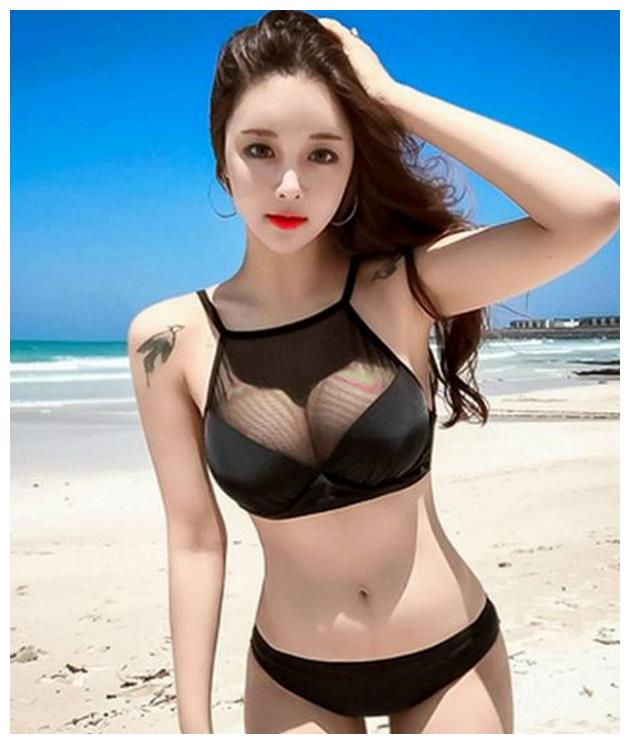 韩国女星赵敏英泳装照曝光网友这么美确定不是人造美女
