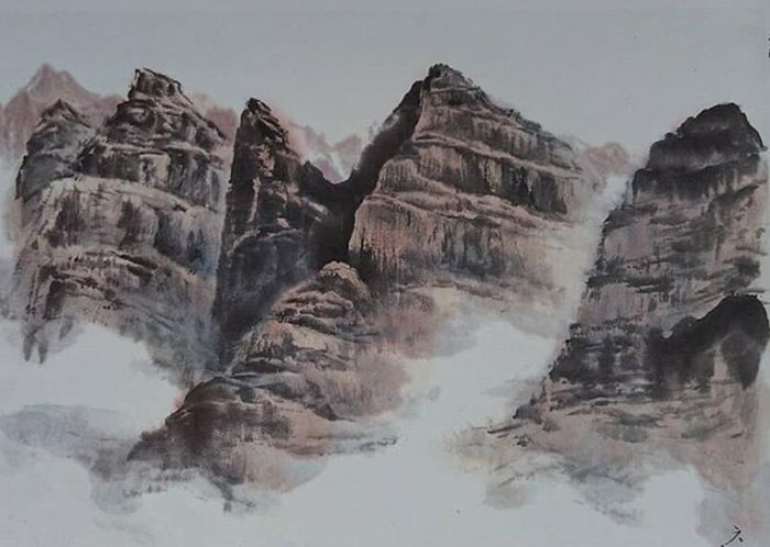 丹青不知老将至 富贵于我如浮云 中国画水墨丹青艺术