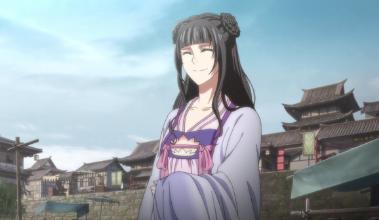 魔道祖师》江厌离在动漫中一共有4套衣服，紫色淡雅，红色娇媚