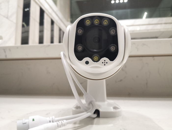 人形侦测球机乔安q4全景摄像头评测