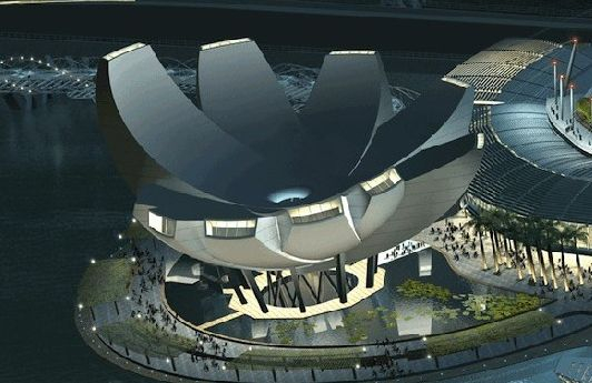 「新加坡的世界文化」滨海湾金沙“艺术科学博物馆”
