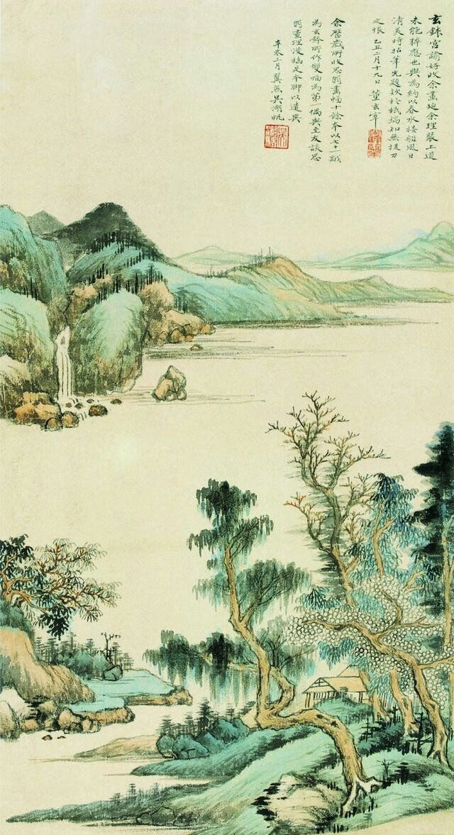 山水画大家吴湖帆作品欣赏