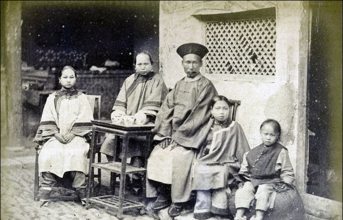 清同治年间人物影像