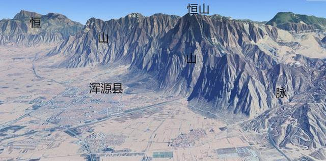 中国五岳地形简易图,值得收藏|北岳恒山|恒山_新浪新闻