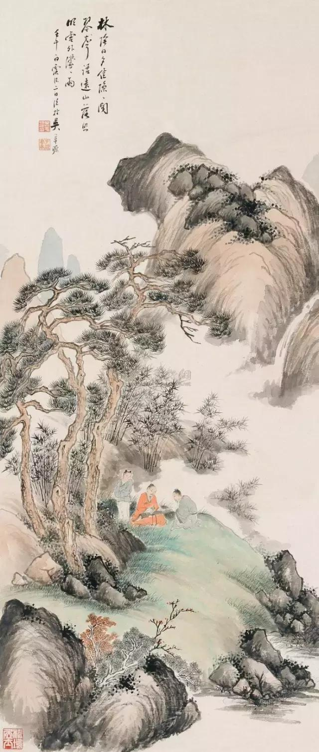 名家画松100幅,真开眼!|听松|松石|松下_新浪新闻
