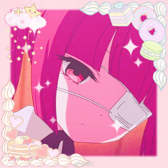 动漫头像 眼罩少女花园百合铃 《邪神与厨二病少女》 点赞解锁 