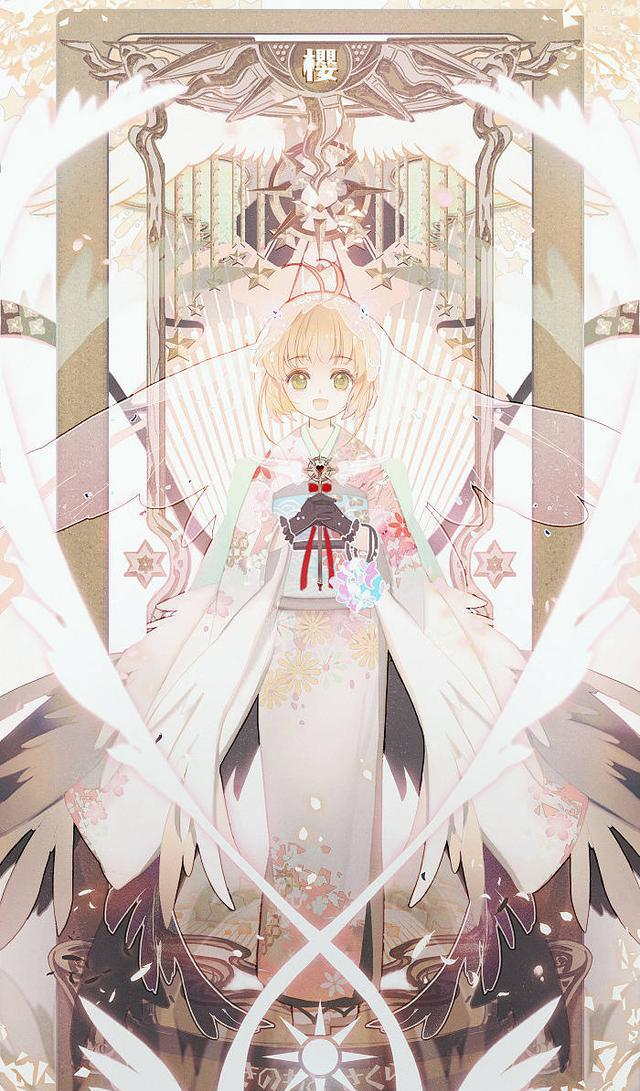动漫二次元少女壁纸：魔卡少女樱，库洛牌——封印解除！