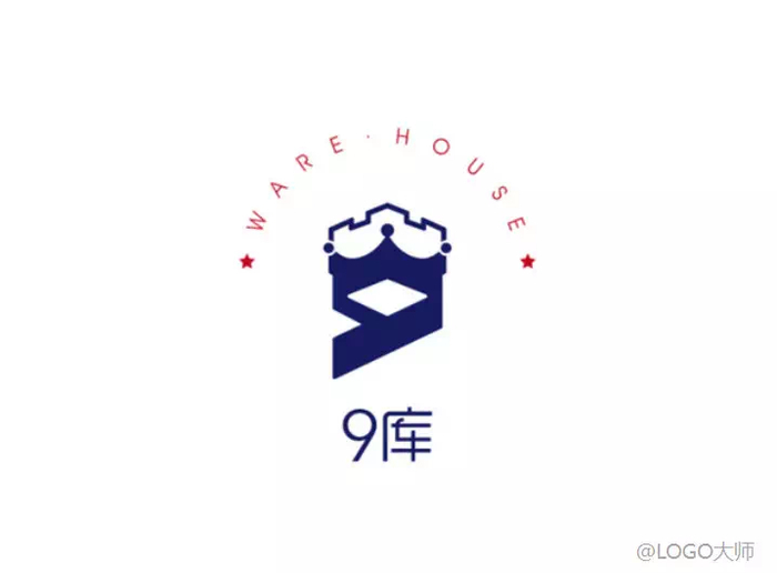 数字9为元素的LOGO设计合集