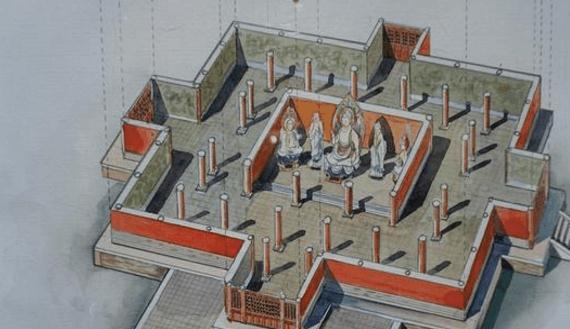 古建筑文化上,什么叫抱厦|古建筑|摩尼殿|皇祐