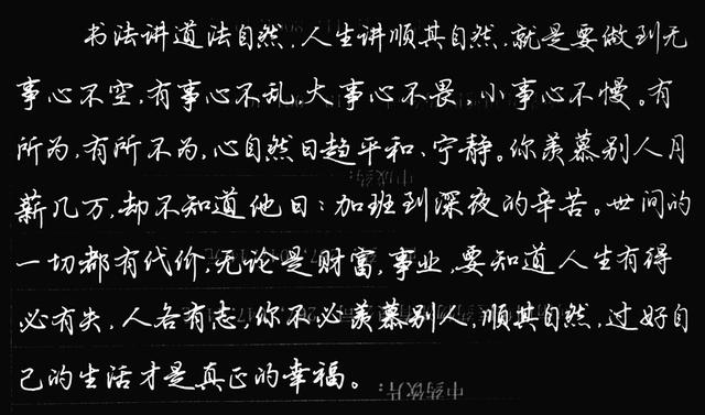 看看中性笔写的小楷作品