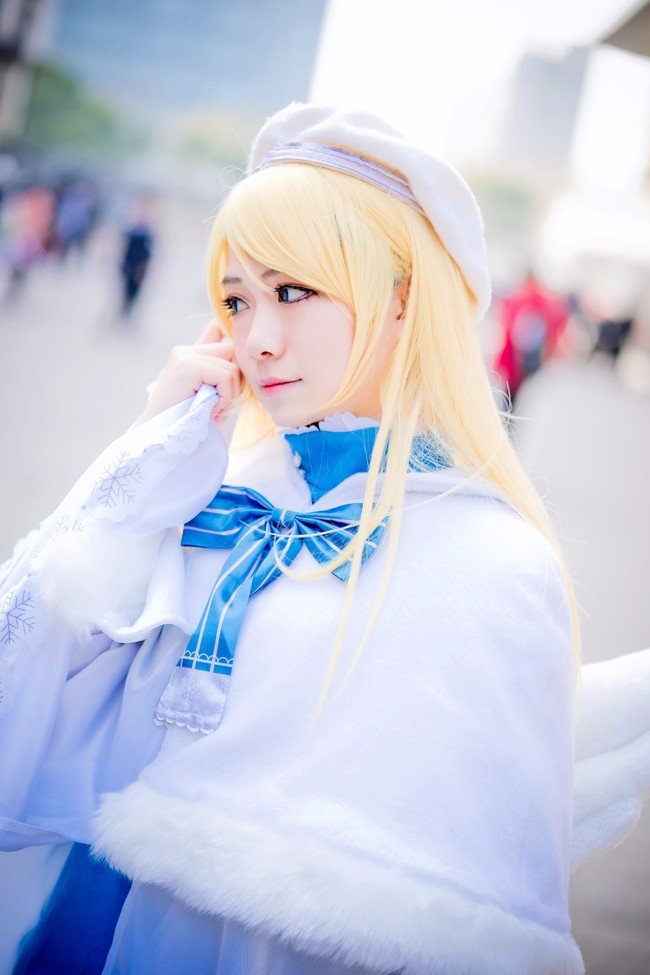 动漫COS:lovelive,圣歌绘里!这番我很喜欢,这个小姐姐也很美