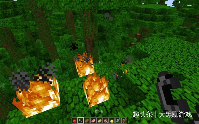 Minecraft中生成火焰的十种方式，用后四种生火勇气可嘉