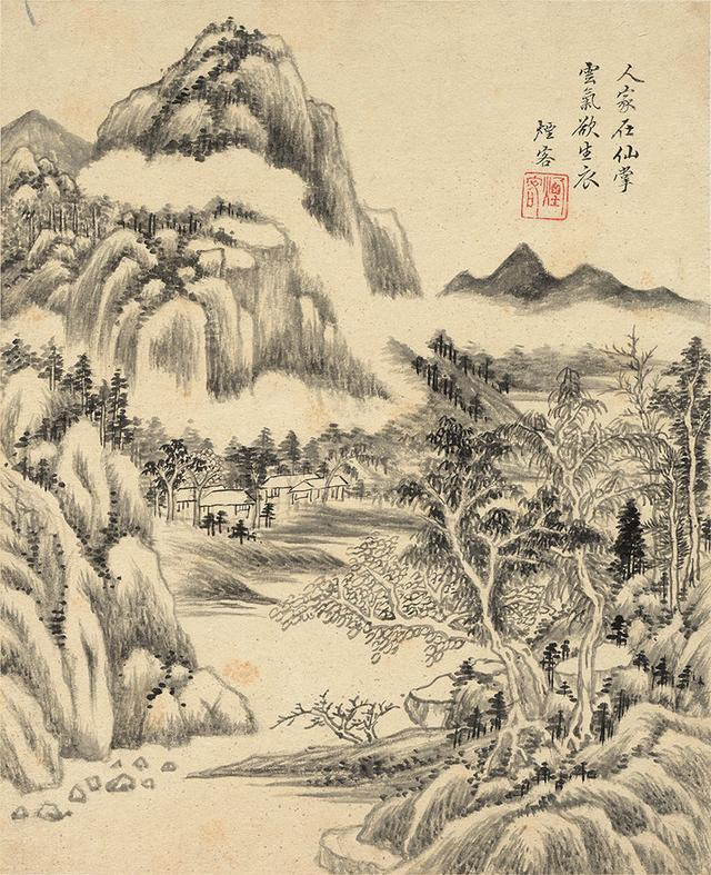 天津博物馆藏之王时敏作品|_新浪新闻
