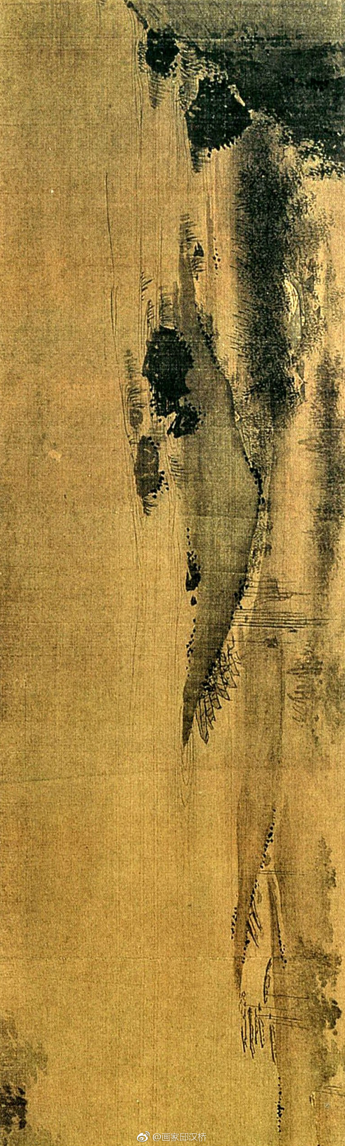 《潇湘八景图》,元,张远,绢本设色,19.3x519厘米