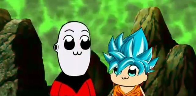 龙珠超:q版白神悟空对战吉连,场面神还原