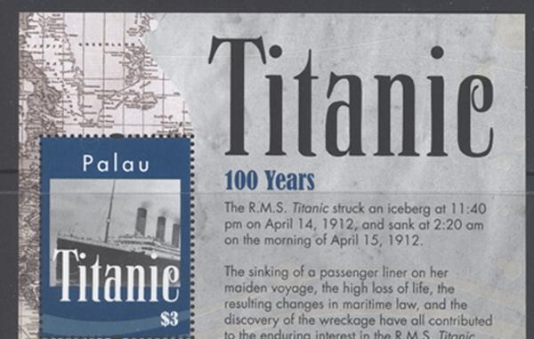 品邮说史:《泰坦尼克号》获奖20周年,那些Titanic邮票
