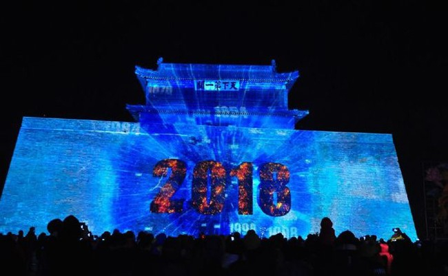 古建筑3D投影灯光秀,让建筑重焕生命!