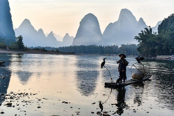 这是一处渔舟唱晚的绝美之地,是人民币背景图,关键还免费开放
