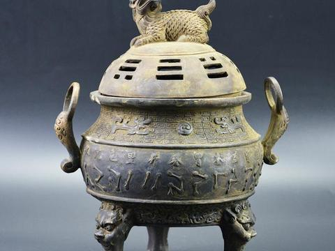 大明宣德三足双耳麒麟熏香炉历史传承罕见精品|_新浪新闻