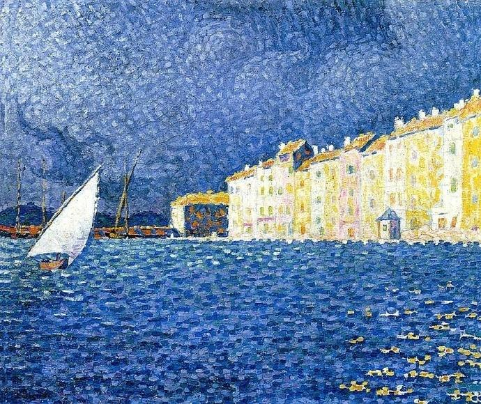 保罗·西涅克(Paul Signac),法国新印象派画家