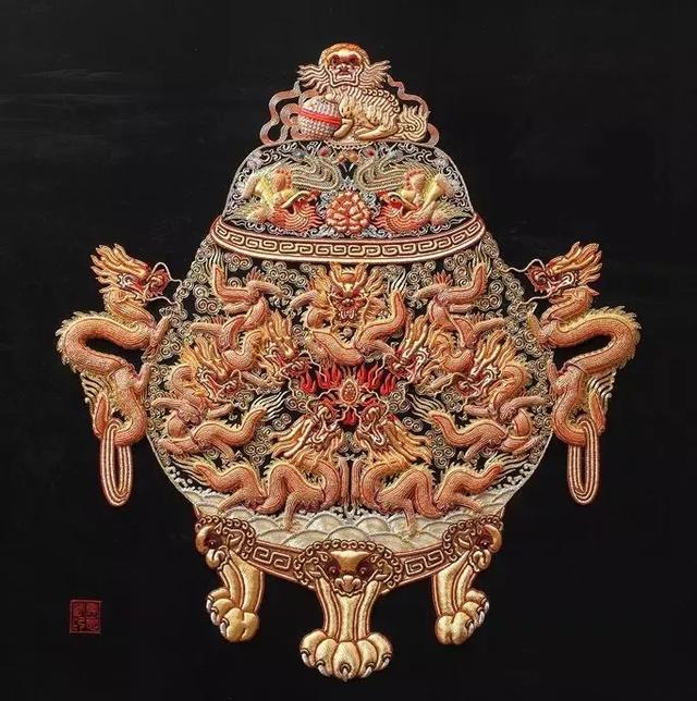 岭南粤色丨 潮绣,方寸之间的绮梦,针笔线墨绣出广东故事|潮绣|绒线|潮州|刺绣|双面垫_新浪新闻