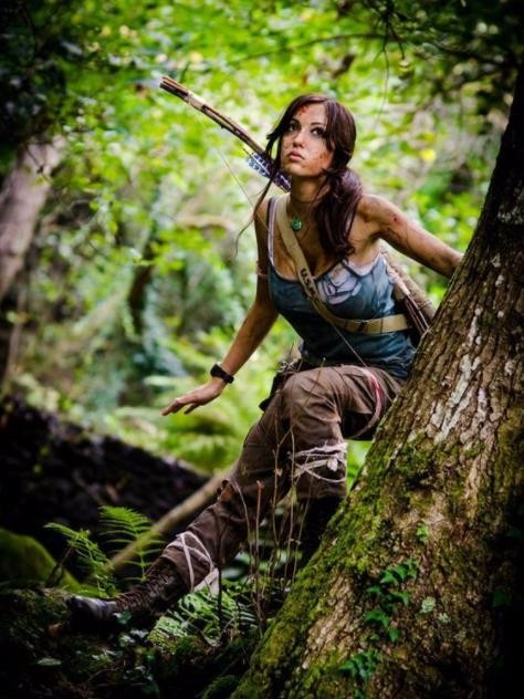 古墓丽影劳拉cos,网友:嗯,好香,是劳拉本子的气息?