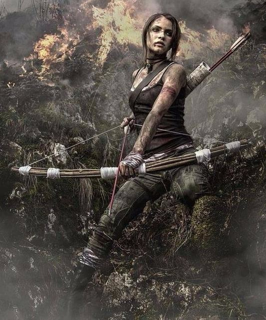 古墓丽影劳拉cos,网友:嗯,好香,是劳拉本子的气息?