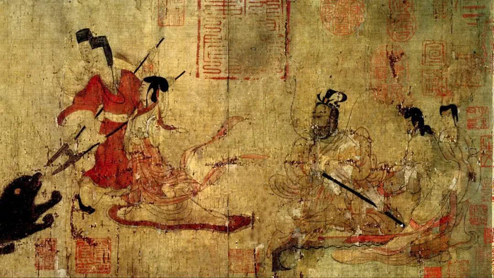 “画祖”顾恺之《女史箴图》高清图欣赏|收藏|圆明园|顾恺之|谢成水|大不列颠_新浪新闻